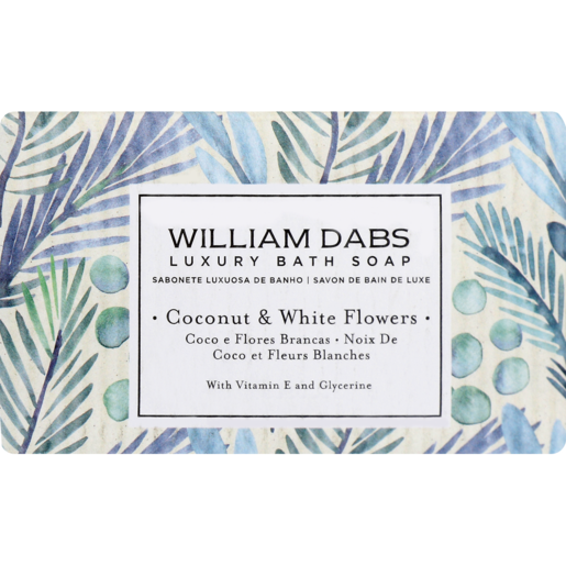 William Dabs Coconut & White Flower Luxury Bath Soap 250g