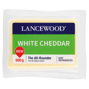 Lancewood White Cheddar Cheese Pack 600g