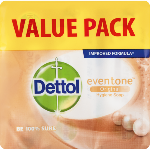 Dettol Eventone Bath Soap Value Pack 3 x 150g