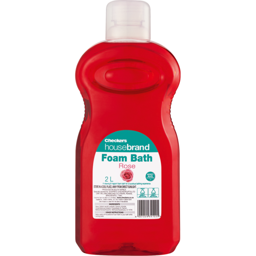 Checkers Housebrand Rose Bath Foam 2L