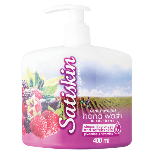 Satiskin Blissful Berry Gentle Hygiene Hand Wash 400ml