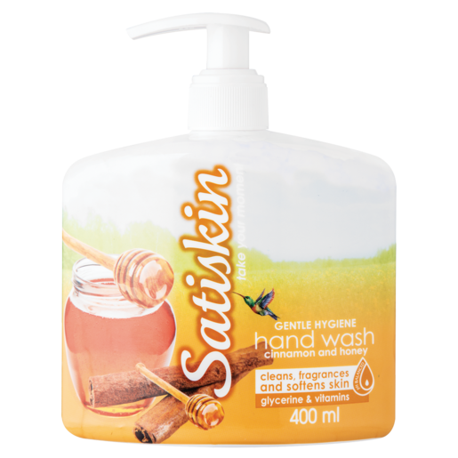 Satiskin Cinnamon & Honey Gentle Hygiene Hand Wash 400ml