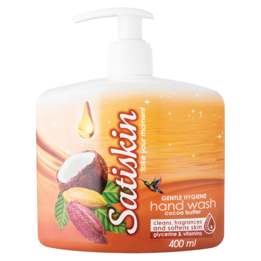 Satiskin Cocoa Butter Gentle Hygiene Hand Wash 400ml