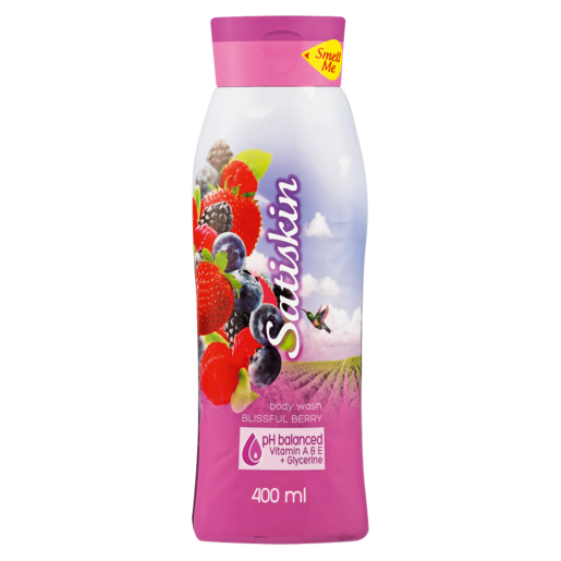 Satiskin Blissful Berry Body Wash 400ml