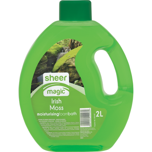 Sheer Magic Irish Moss Moisturising Foam Bath 2L