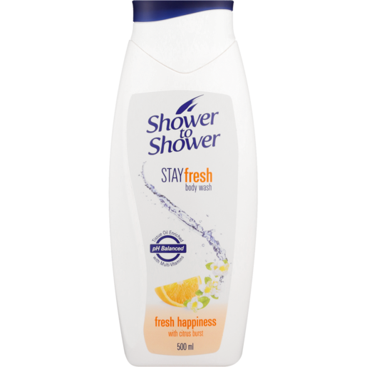 Shower To Shower Stay Fresh Fresh Happiness Body Wash 500ml