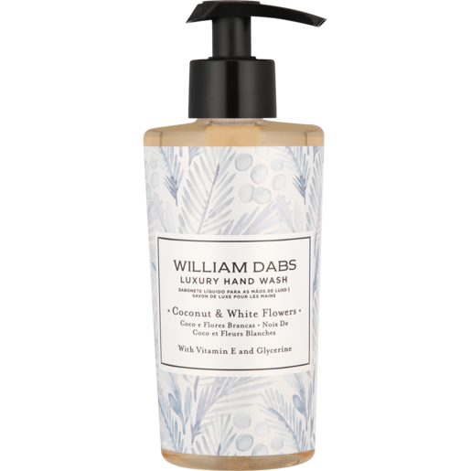 William Dabs Coconut & White Flower Luxury Hand Wash 300ml