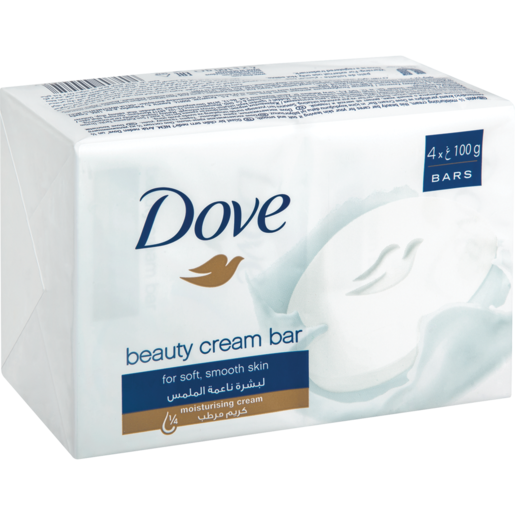 Dove Beauty Cream Bath Soap 4 x 100g