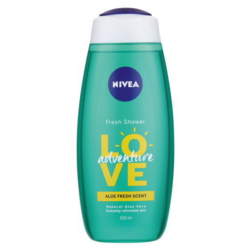 Nivea Fresh Love Adventure Aloe Fresh Scent Shower Gel 500ml