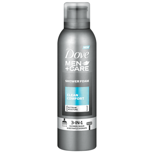 Dove Men+Care Clean Comfort Shower Foam 200ml