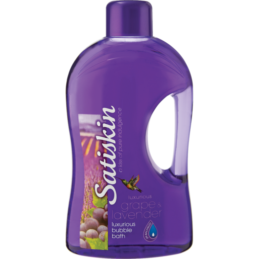 Satiskin Grape & Lavender Luxurious Bubble Bath 2L