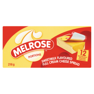 Melrose Portions Sweetmilk Flavoured Full Cream Cheese Spread 12 x 18g