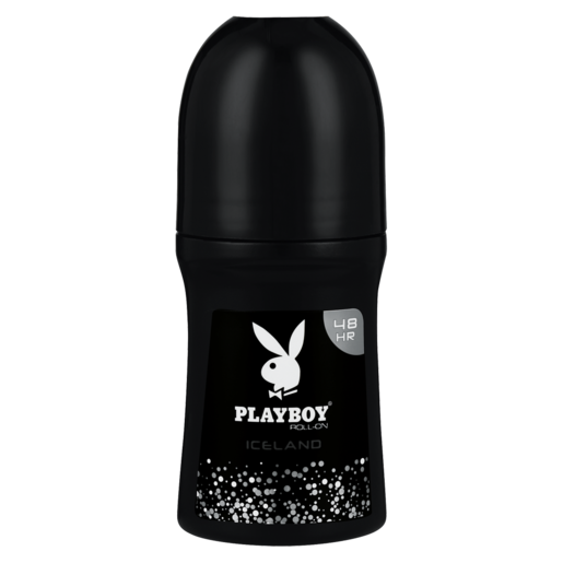 Playboy Iceland Mens Anti-Perspirant Roll-On 50ml