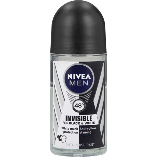 Nivea Black & White Power Mens Roll On 50ml