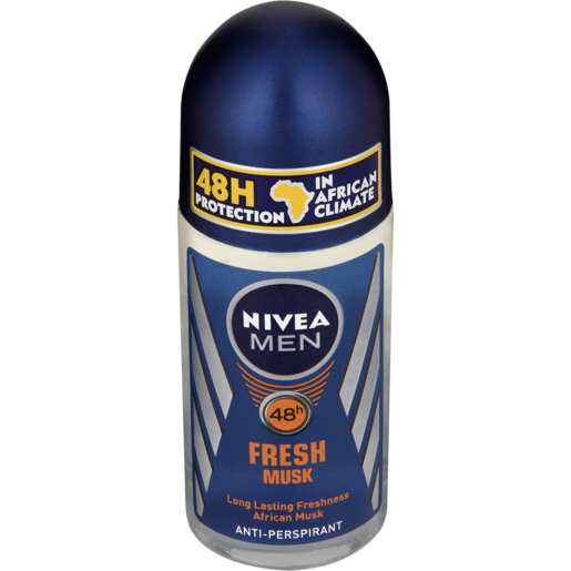 Nivea Fresh Musk Mens Roll On 50ml