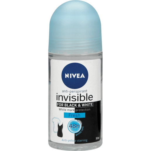 Nivea Invisible Black & White Ladies Roll On 50ml