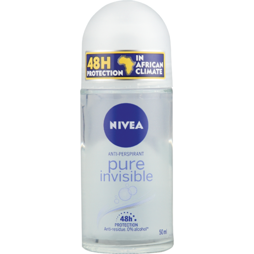 Nivea Pure Invisible Ladies Anti-Perspirant Roll-On 500ml