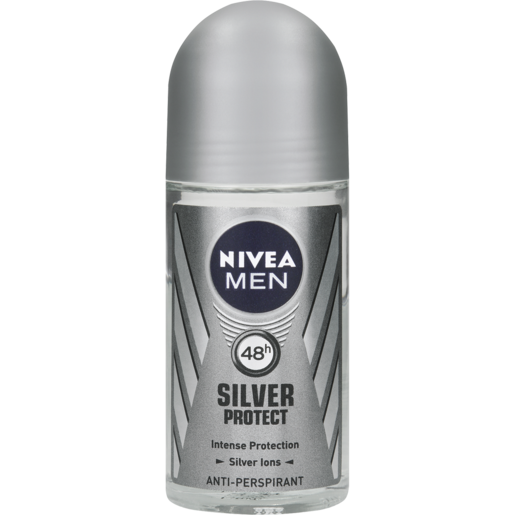 Nivea Silver Mens Roll On 50ml