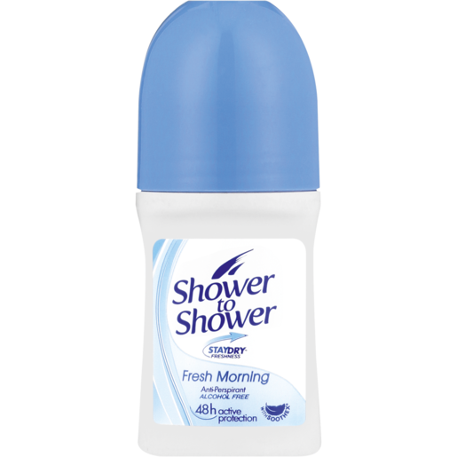 Shower To Shower Fresh Morning Ladies Anti-Perspirant Roll-On 50ml