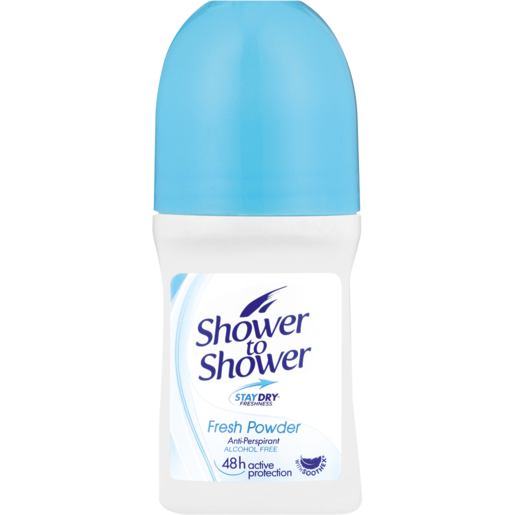 Shower To Shower Fresh Powder Ladies Anti-Perspirant Roll-On 50ml