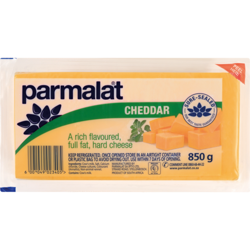 Parmalat Cheddar Cheese Pack 850g