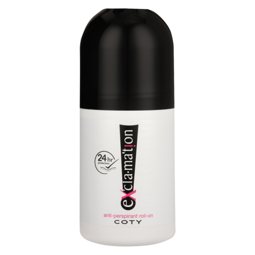 Coty Exclamation Ladies Anti-Perspirant Roll-On 50ml