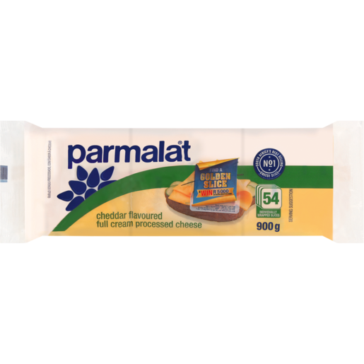 Parmalat Cheddar Flavoured Full Cream Processed Cheese Slices 900g