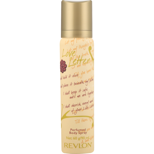 Revlon Love Letter Ladies Perfumed Body Spray 90ml