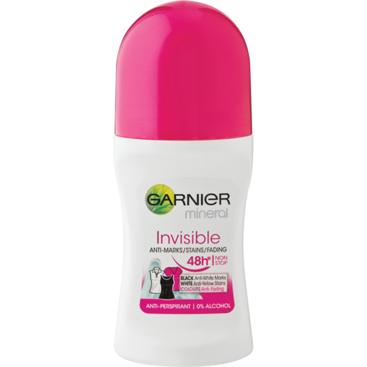 Garnier Mineral Invisible Black & White Anti-Perspirant Roll-On 50ml