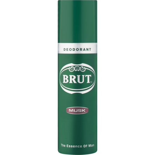 Brut Mens Musk Aerosol Deodorant 120ml