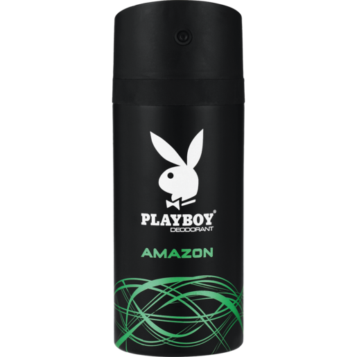 Playboy Amazon Mens Aerosol Deodorant 150ml