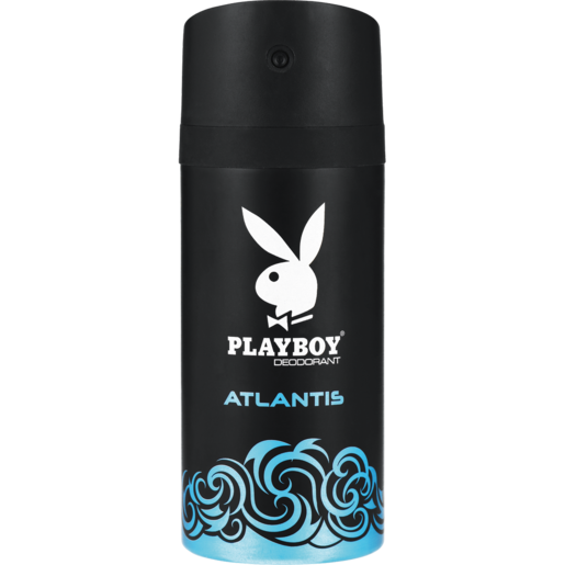 Playboy Atlantis Mens Aerosol Deodorant 150ml