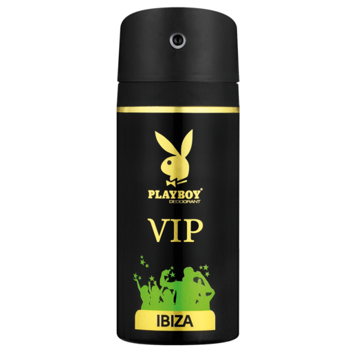 Playboy Mens VIP Ibiza Deodorant 150ml