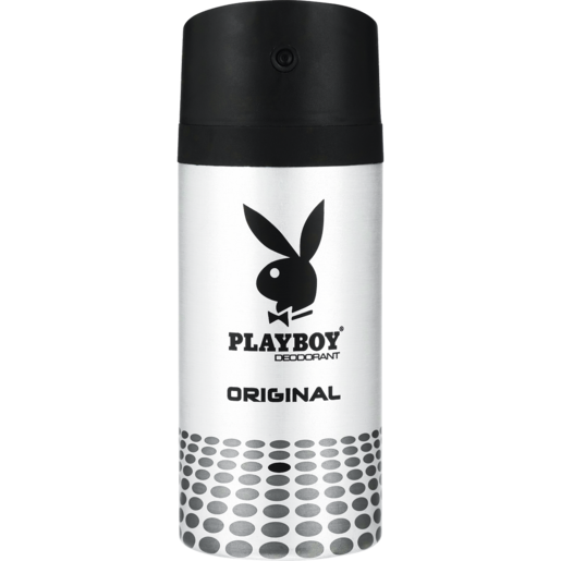 Playboy Original Mens Aerosol Deodorant 150ml