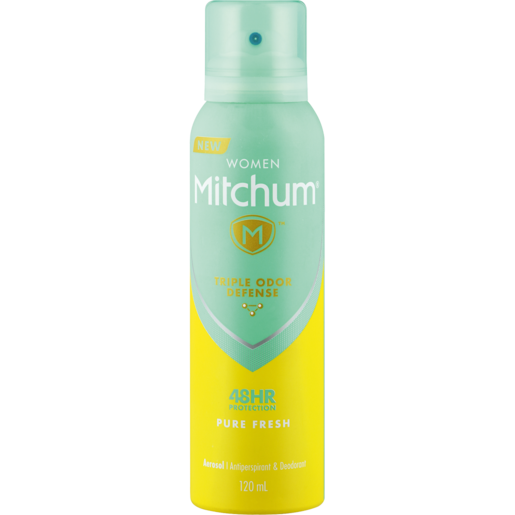 Mitchum Pure Fresh Ladies Aerosol Deodorant 120ml