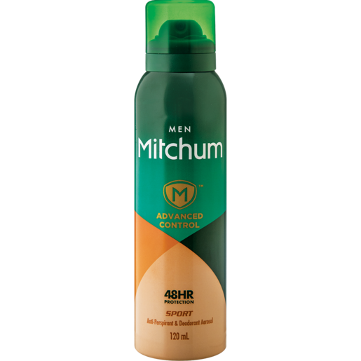 Mitchum Sport Mens Aerosol Deodorant 120ml