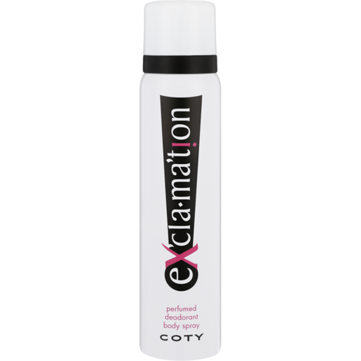 Coty Exclamation Perfumed Ladies Deodorant 120ml