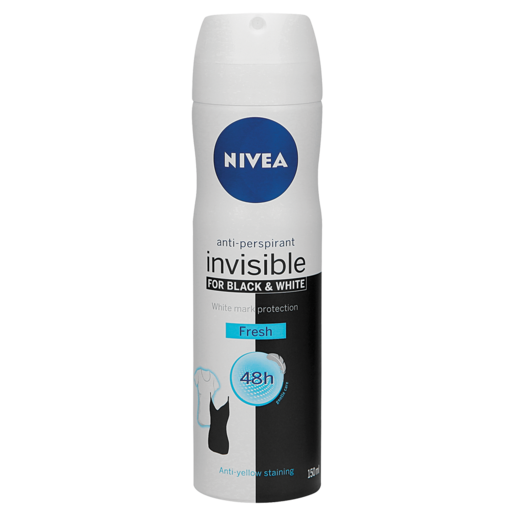 Nivea Invisible For Black & White Fresh Ladies Anti-Perspirant Deodorant 150ml