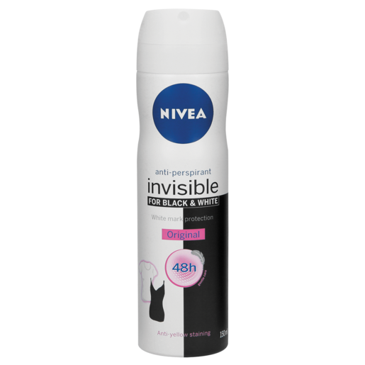 Nivea Invisible For Black & White Original Ladies Anti-Perspirant Deodorant 150ml