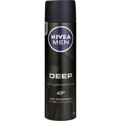 Nivea Men Deep Aerosol Anti-Perspirant 150ml