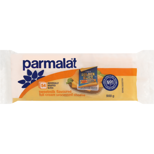 Parmalat Sweetmilk Flavoured Full Cream Processed Cheese Slices 900g