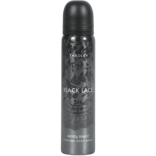 Yardley Black Lace Ladies Aerosol 90ml