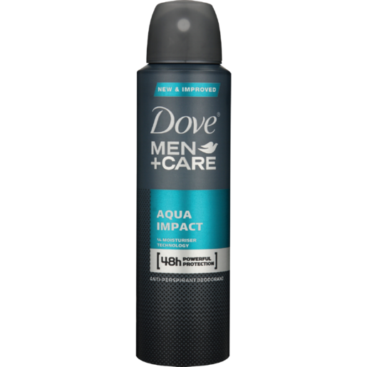 Dove Men+Care Aqua Impact Body Spray Deodorant 150ml