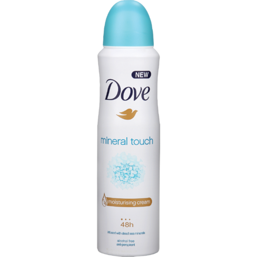 Dove Mineral Touch Ladies Body Spray Deodorant 150ml