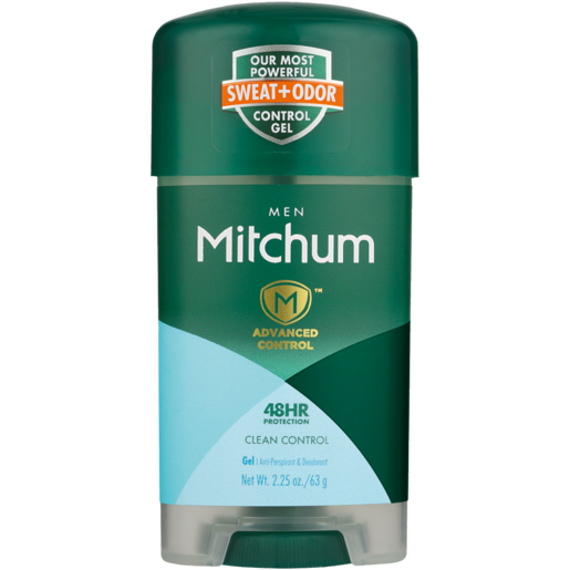 Mitchum Men Clean Control Anti-Perspirant Gel Stick 63g