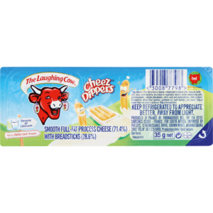 The Laughing Cow Cheez Dippers Smooth Full Fat Process Cheese With Bread Sticks 35g