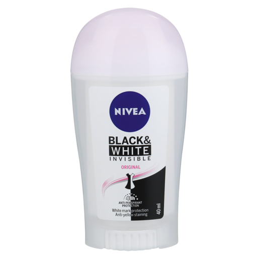 Nivea Invisible Black & White Ladies Deodorant Stick 40ml