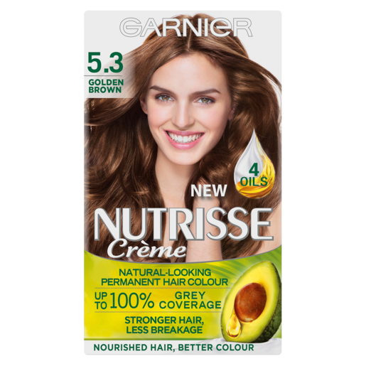 Garnier Nutrisse 5.3 Golden Brown Permanent Hair Dye