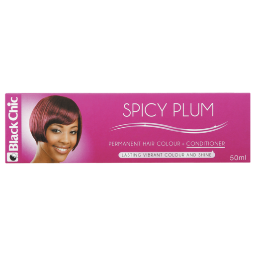 Black Chic Spicy Plum Permanent Hair Colour 50ml