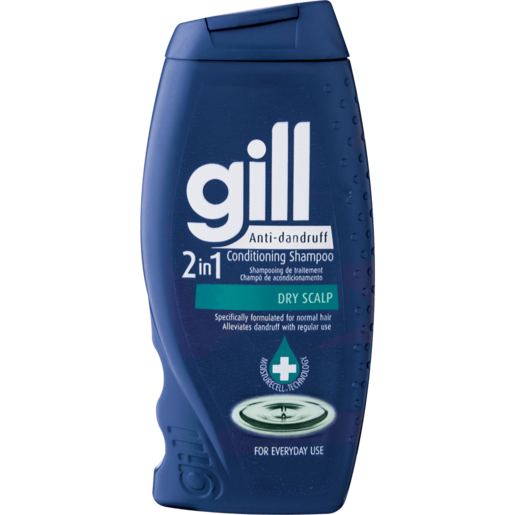 Gill Anti-Dandruff 2-In-1 Dry Scalp Conditioning Shampoo 200ml